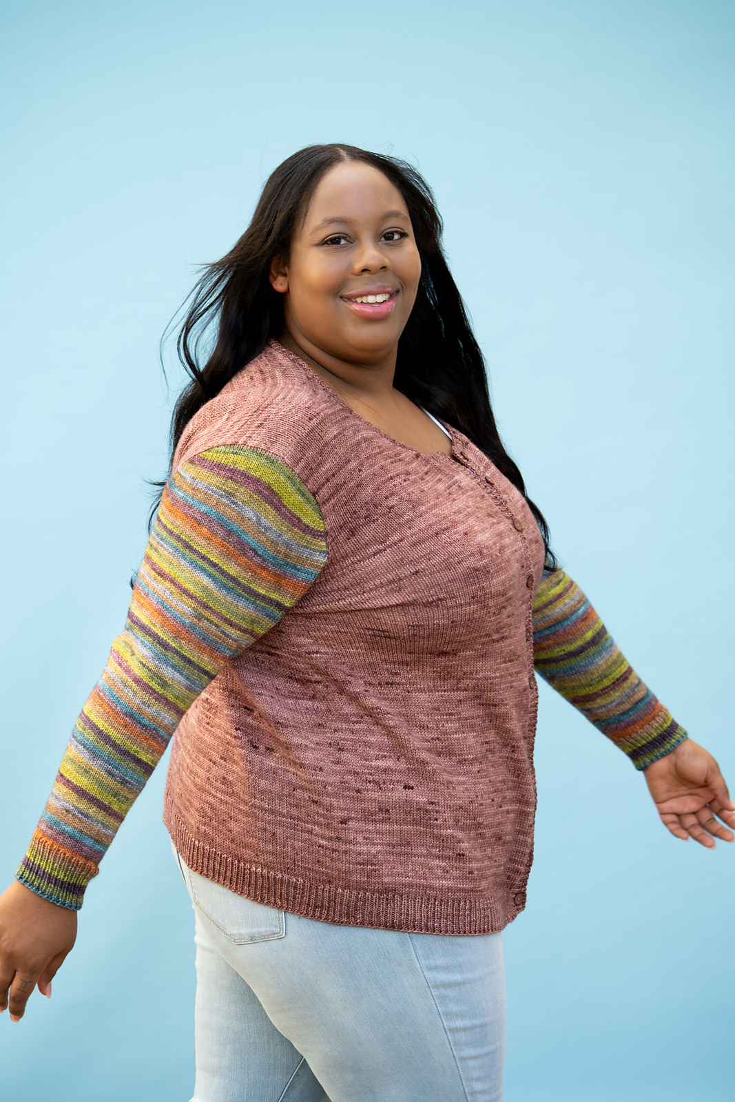 Knit Happy with Self-Striping Yarn: Bright, Fun and Colorful Sweaters and  Accessories Made Easy