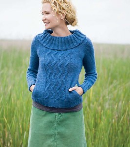 Mystic Pullover from New England Knits. Photo copyright Interweave.