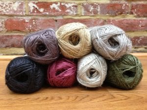 Seven colors or Rowan Pure Linen to play with!