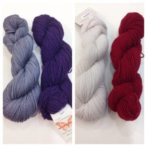 A couple Woolfolk + Pepperberry colorway pairings. But there are so many more!