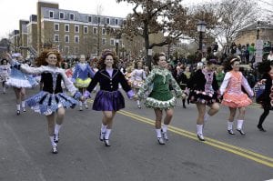 Just a few of the dancers in last year's parade. (Source: The Ballyshaners)