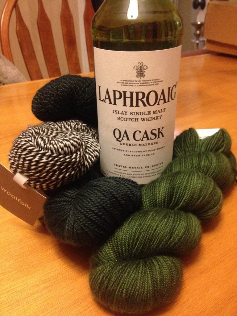 Laphoaig QA Cask and the colors it inspired