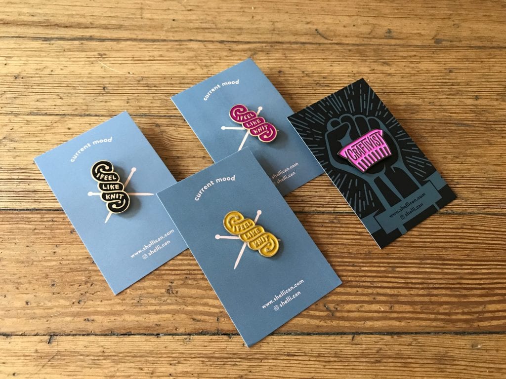 New In Space: Shelli Can Enamel Pins
