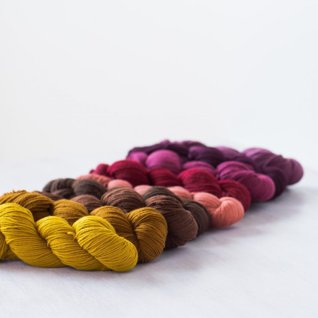 Featured yarn and project: Brooklyn Tweed Peerie and Night Groove