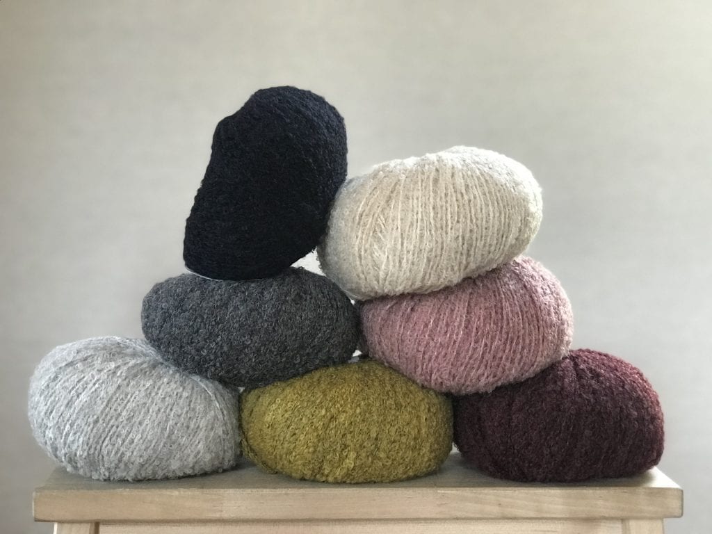 Berroco Pirouette – soft boucle for fall stitching
