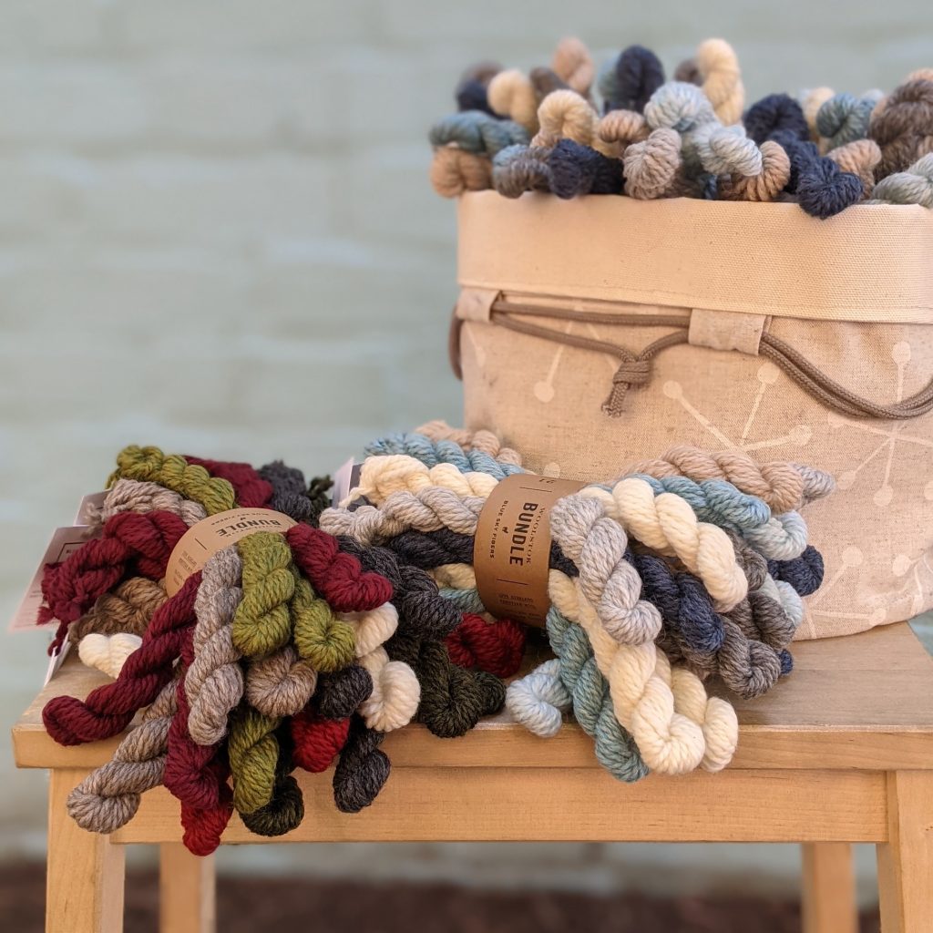 Blue Sky Woolstok Holiday Mini Bundles are back with new patterns!