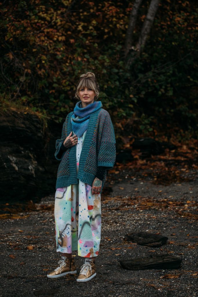 Just landed! Spincycle Trine and a new sweater design by Mowry