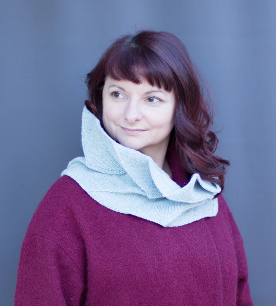 Yabane cowl and scarf