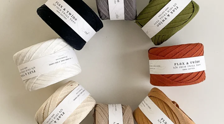 Just Landed: Flax & Twine Cotton Twill Tape