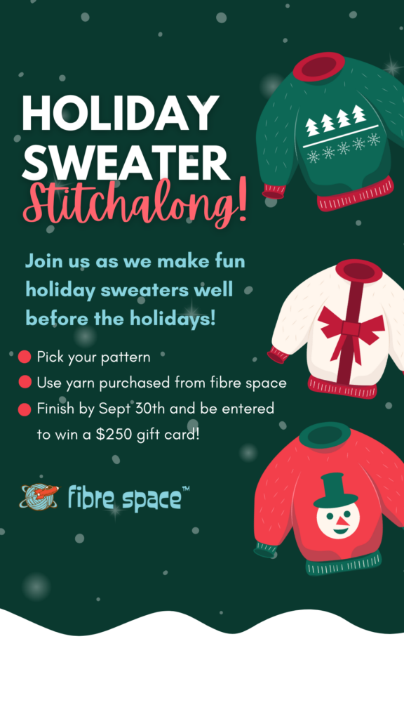 Holiday Sweater Stitchalong!
