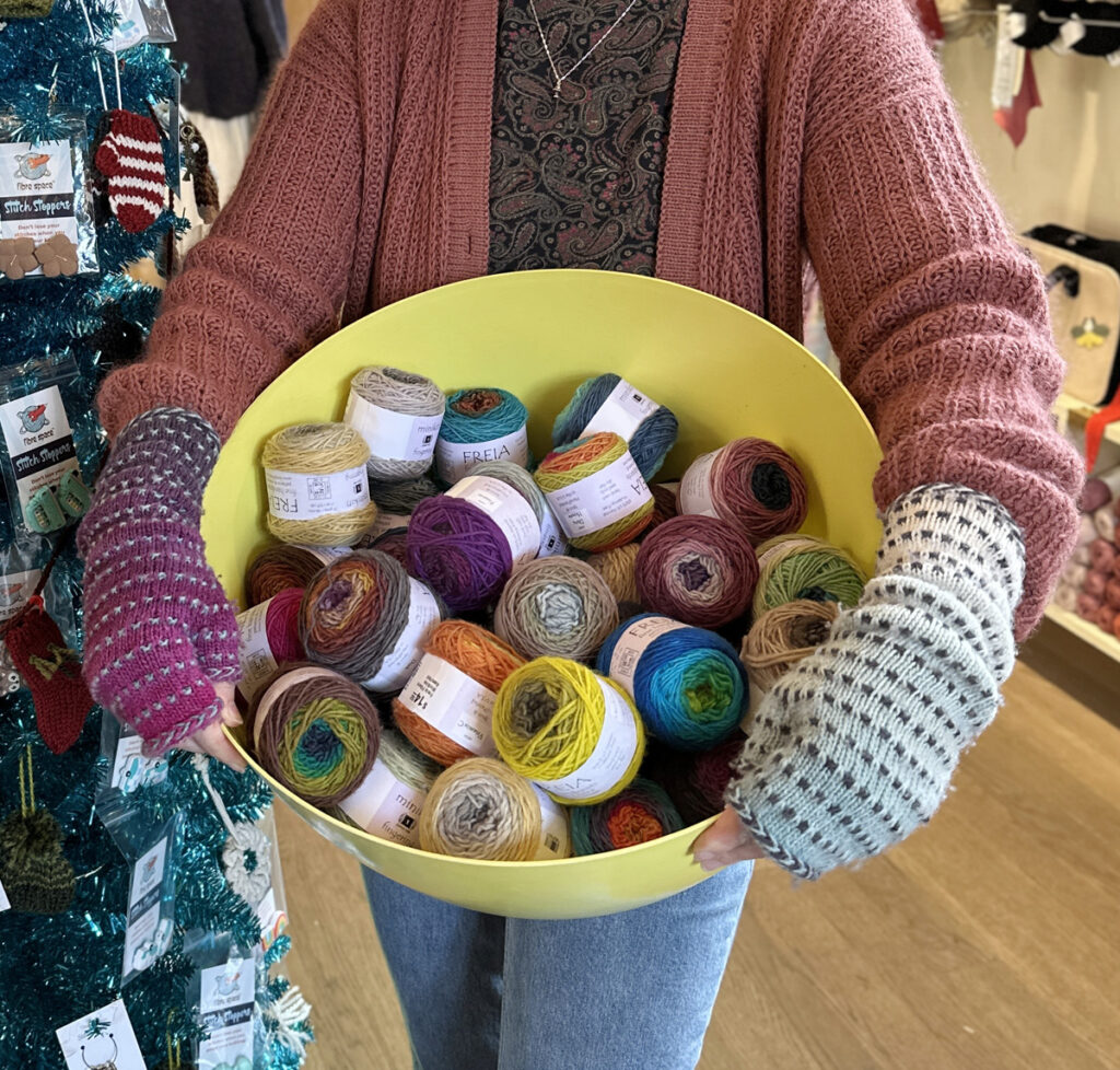 Restock alert: Freia Minikins, Superwash Shaniko Worsted, and Glitterati