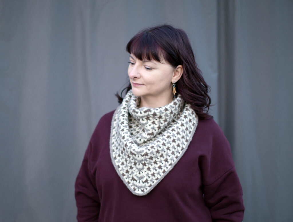 Starflock Cowl Kit: fibre space x Gum Tree Farms x Olga collab celebrating 15 years