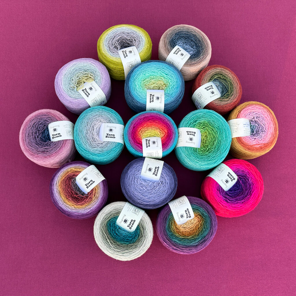Just Landed! Freia Shawl Balls & Yarn Bombs!