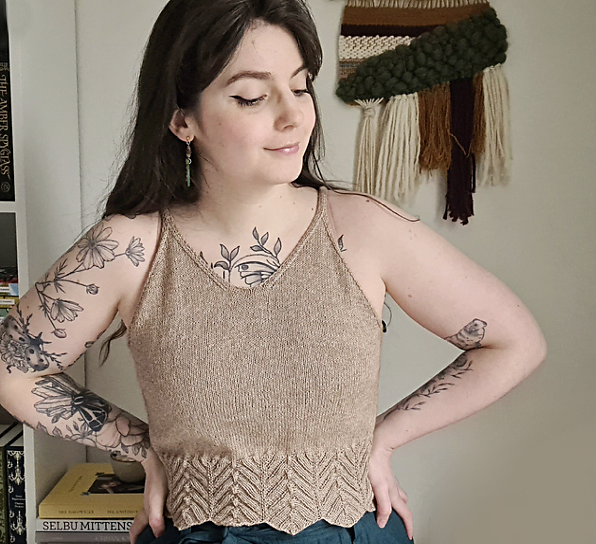 fingering weight tank top