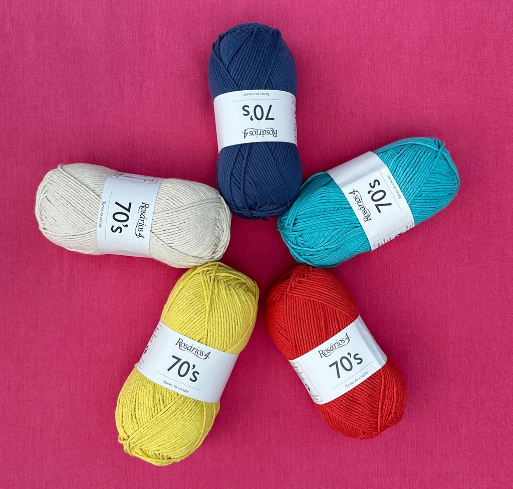 Just Landed: Direct from sunny Portugal, lightweight plant fibre yarns of Rosários 4!