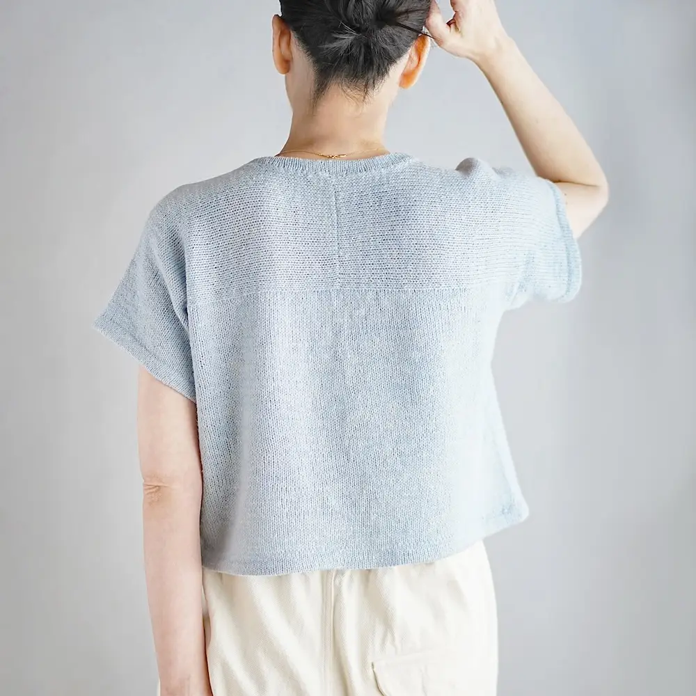 Back Yoke Tee pattern by Noriko Ichikawa