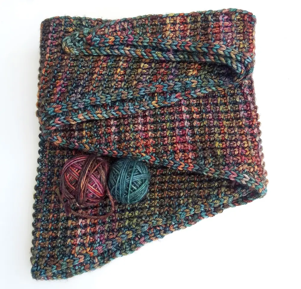 Waffle shawl pattern by Ina Wendrock.