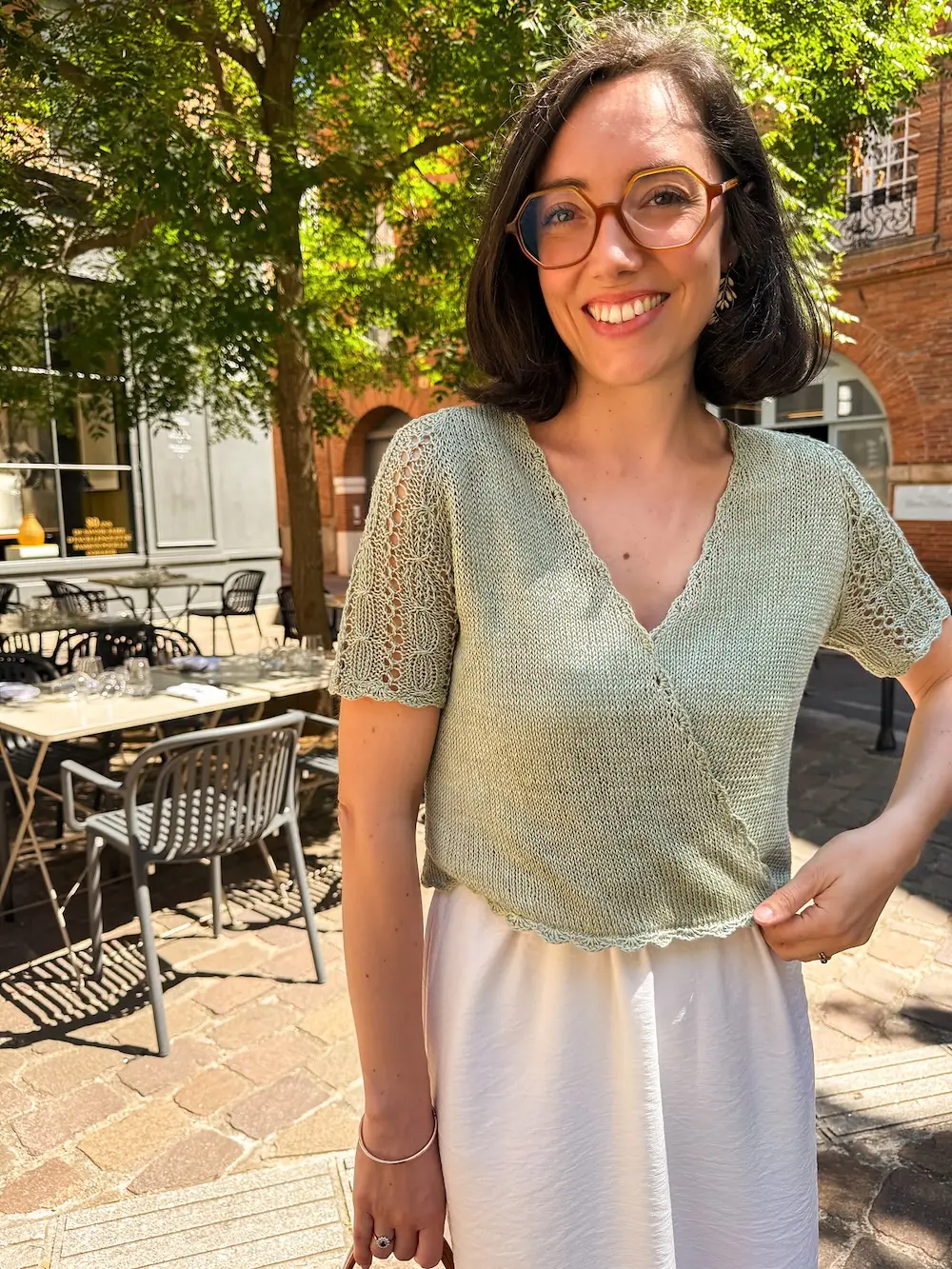 Ballerina Romance Tee pattern by Camille K.