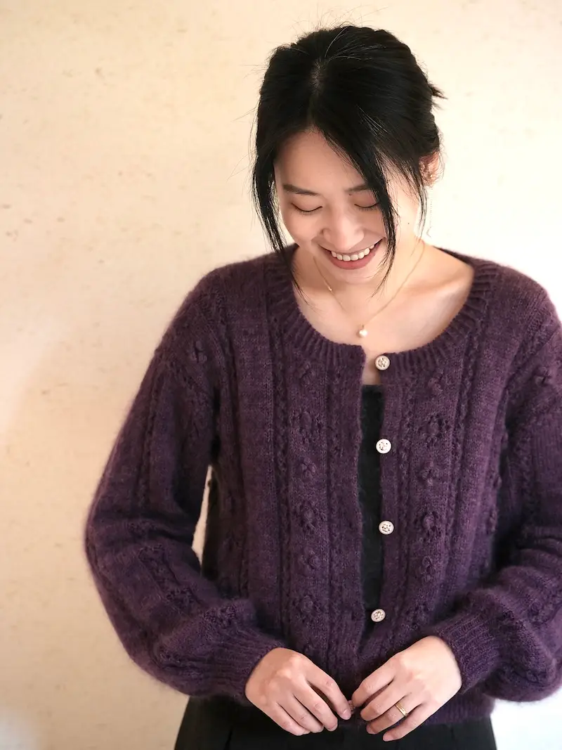 Rose Lane Cardigan pattern by CoKnitting.