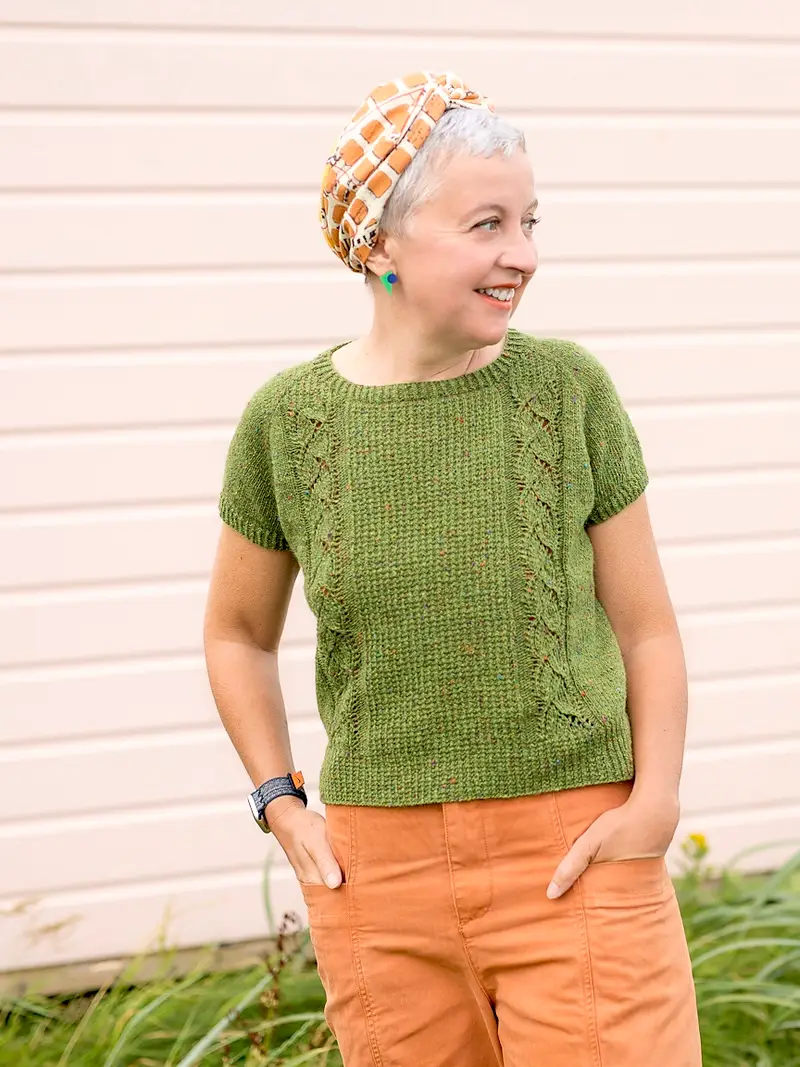 Tansy Tisane pattern by Kate Davies.