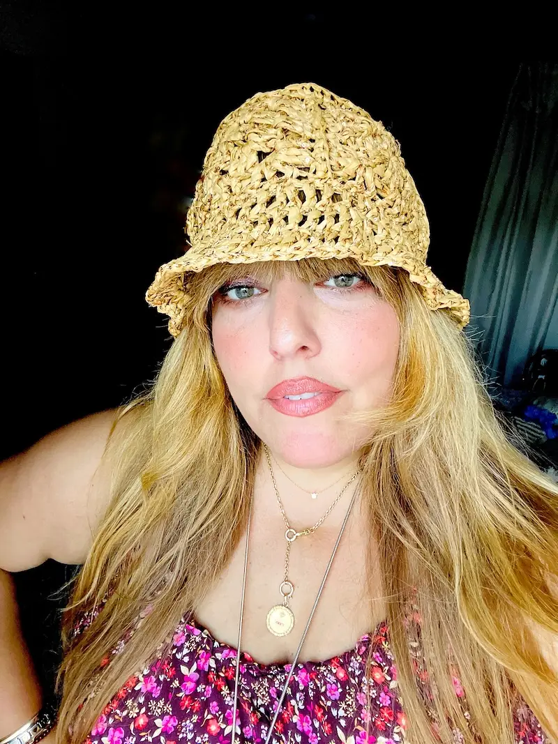 Bliss Bucket Hat by Vanessa Knits.