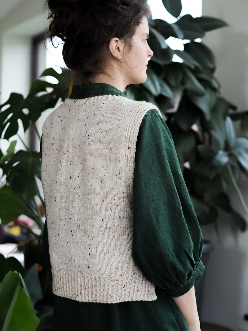 Schemer Slipover by Apella Knits