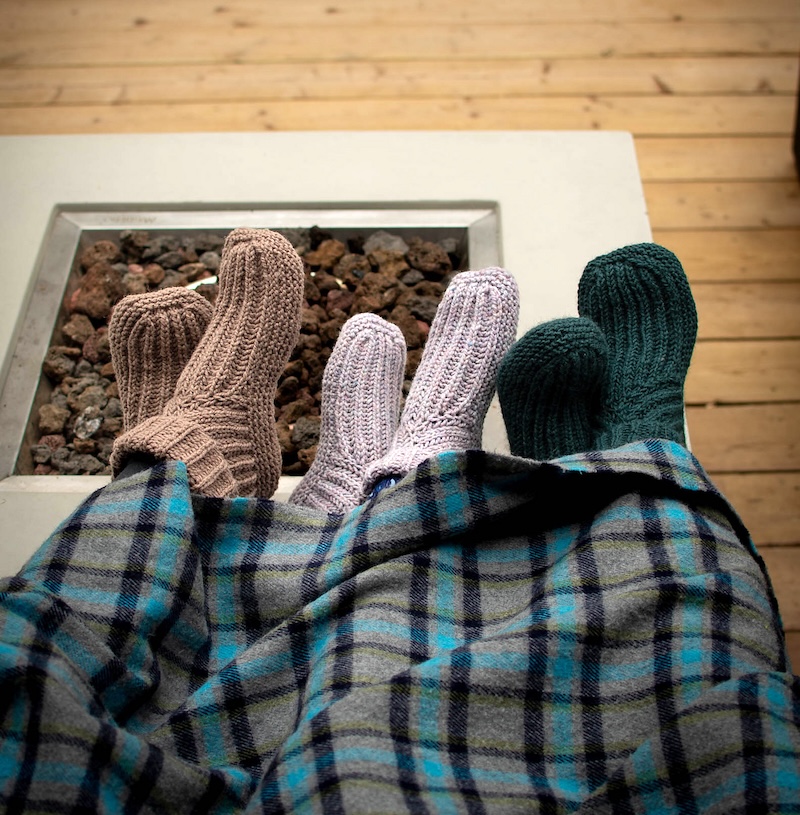 Cabin Slippers pattern by Ysolda Teague