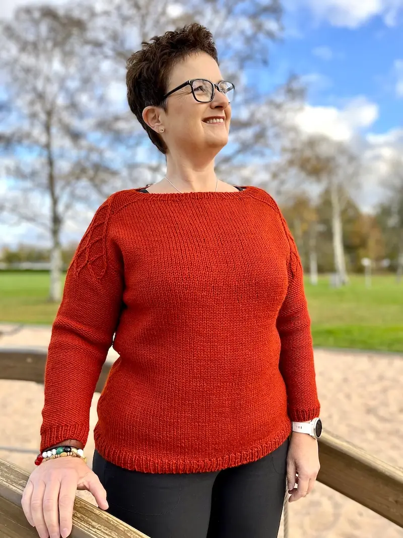 Boren Sweater pattern by Anna Friberg
