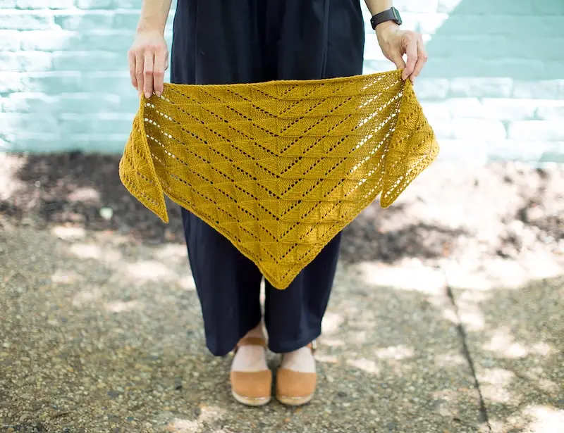 Space Lace shawl by Olga Buraya-Kefelian