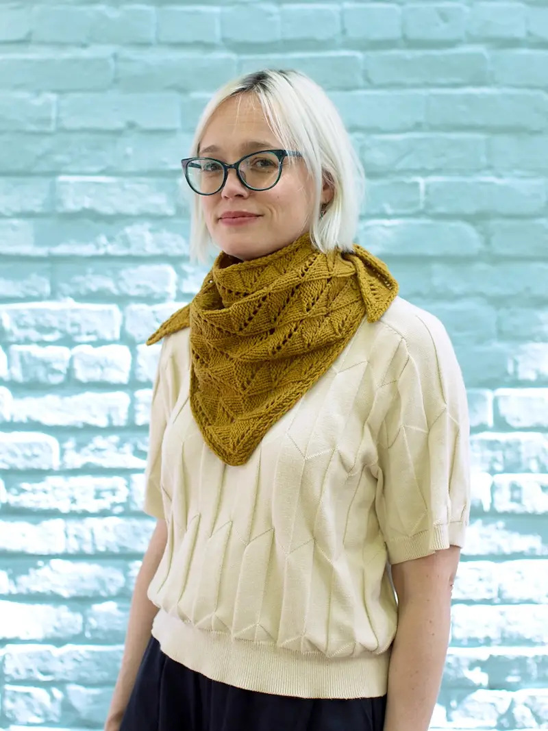 Space Lace shawl by Olga Buraya-Kefelian