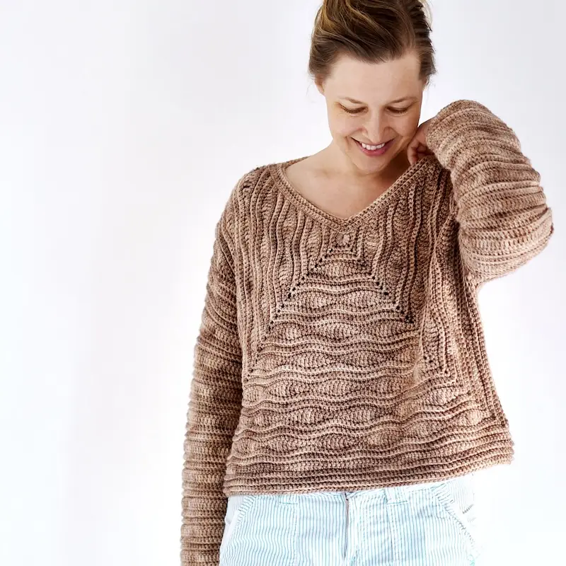 Wave Top pattern by Elena Fedotova