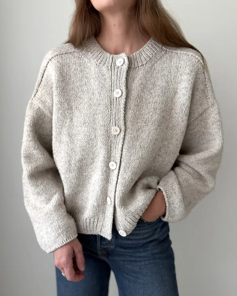 Laske Crew Cardigan by Ozetta : Hailey Smedley