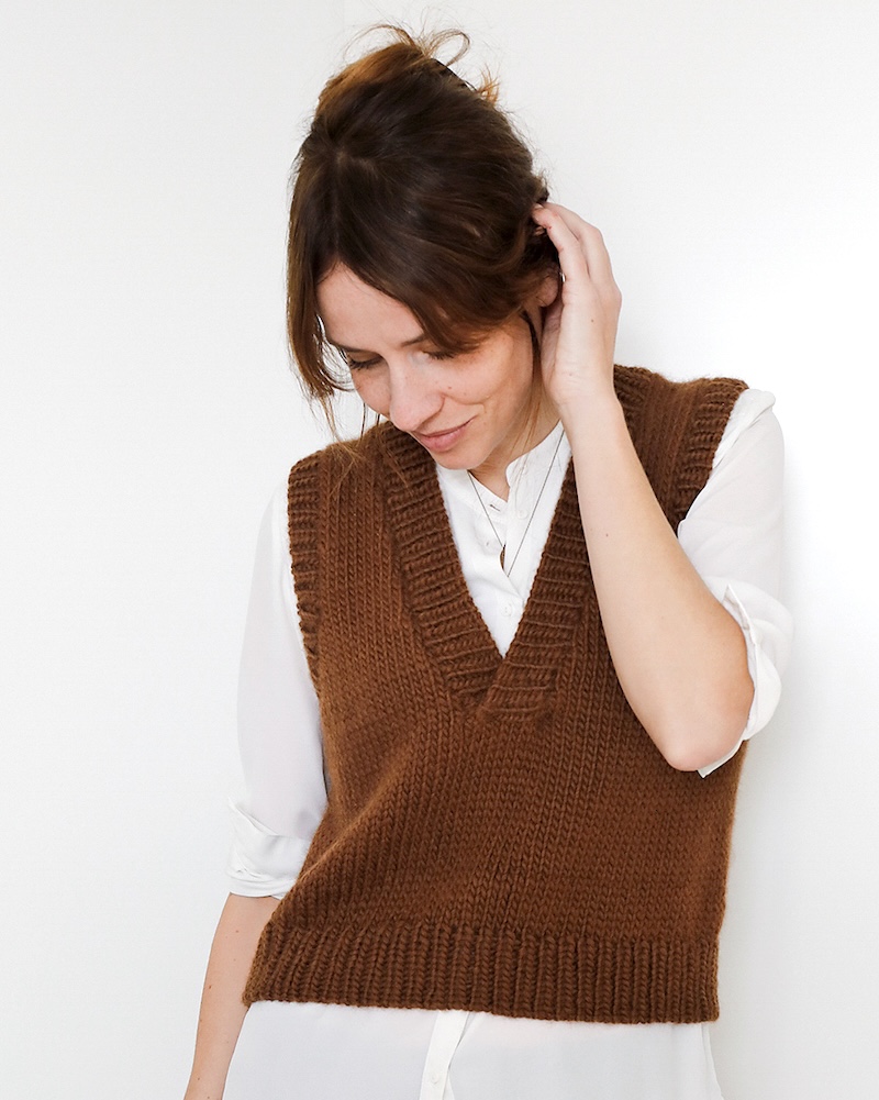 Mara Vest pattern by Susanne Müller