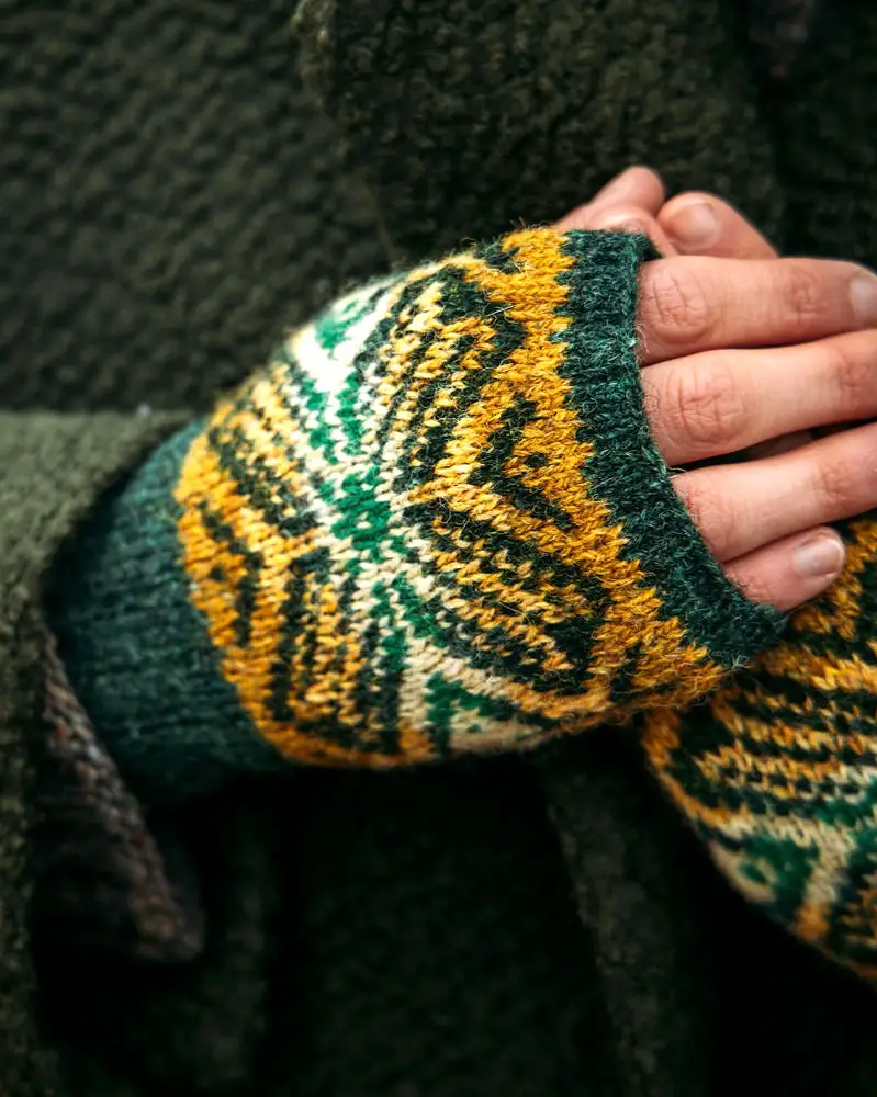 Tak Six Kloos mitts by Hazel Tindall