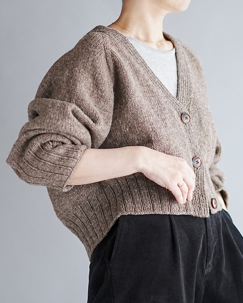 Type V Cardigan by Noriko Ichikawa