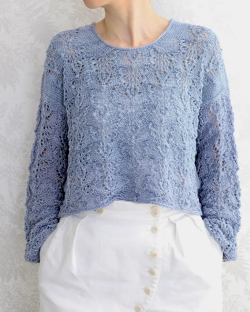 Tiny Muscari Pullover by eri shimizu
