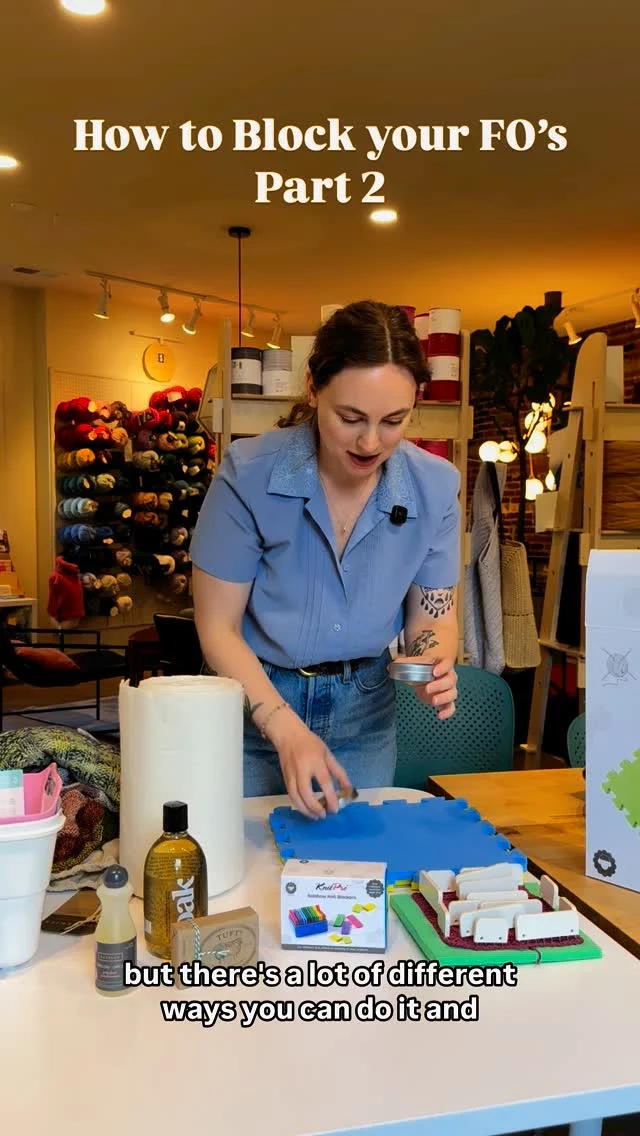 Blocking Part 2! We’ve got lots of great tools in the shop to help you block your latest makes, the @strucket for washing, @Cocoknits drying towels and pop-up dryer, @Knitpro_usa blocking mats and so much more!  #strucket #soakwash #soak #tuftwoolens #cocoknits #blockyourknits #knitblocking #sweaterblocking #knitpro #knitprotools #learnwithfibrespace #shopalxva #otboutiques