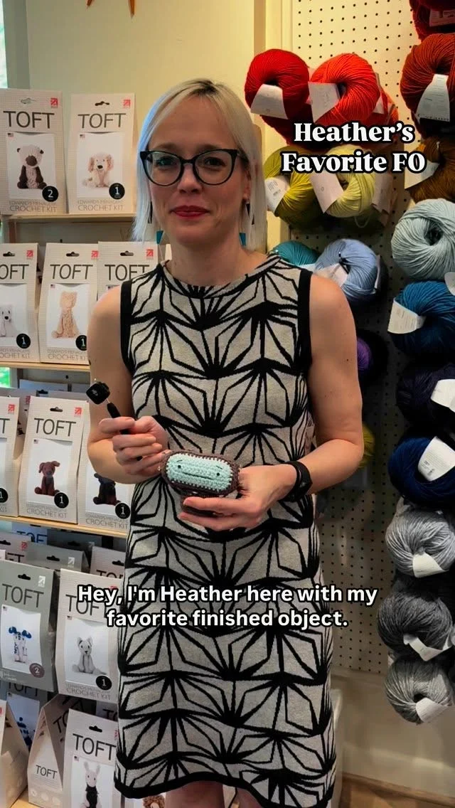 Heather’s favorite FO involved a high stakes heist to share with us! Meet Mechanobot! **Disclaimer: No robots were harmed in the making of this reel. Mechanobot was recovered by authorities and returned to his rightful owner** #crobots #crochetedrobot #mechanobot #crochetamigurumi #crochettoys #favoriteFO #finishedobject #FOfriday #shopalxva #otboutiques