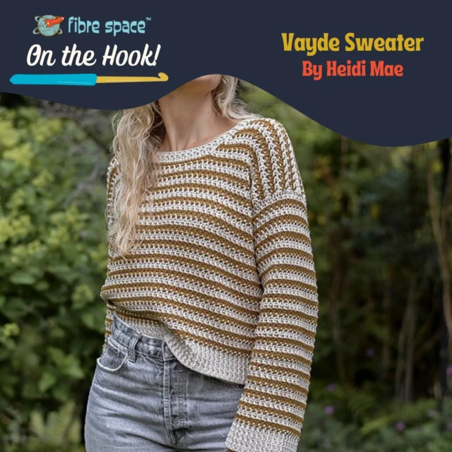 This week we've got this adorable oversized crocheted sweater #OnTheHook. This is the Vayde Sweater by @thevelvetacorn! Available in a range of sizes from children's through 6X, this sweater can be made for just about anyone. We're casting it on in Kelbourne Woolens Skipper to take advantage of the lightweight cotton for Summer.

#vaydesweater #thevelvetacorn #thevelvetacorndesigns #crochetsweater #kelbournewoolens #kelbournewoolensskipper #crochet #shopalxva #otboutiques