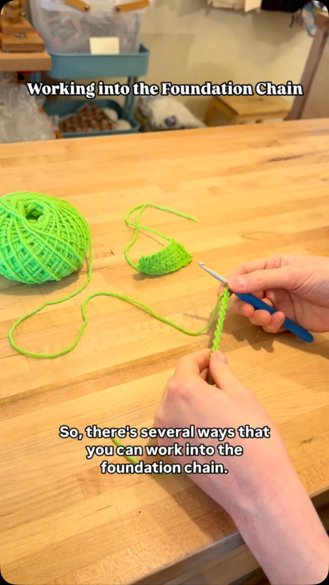 For #ScholarlySunday today, Christina is taking us through a crochet tutorial on working stitches into the foundation chain. This technique gives a clean, professional edge to your work! #crochettutorial #getstitching #learntocrochet #crochettips #shopalxva #otboutiques